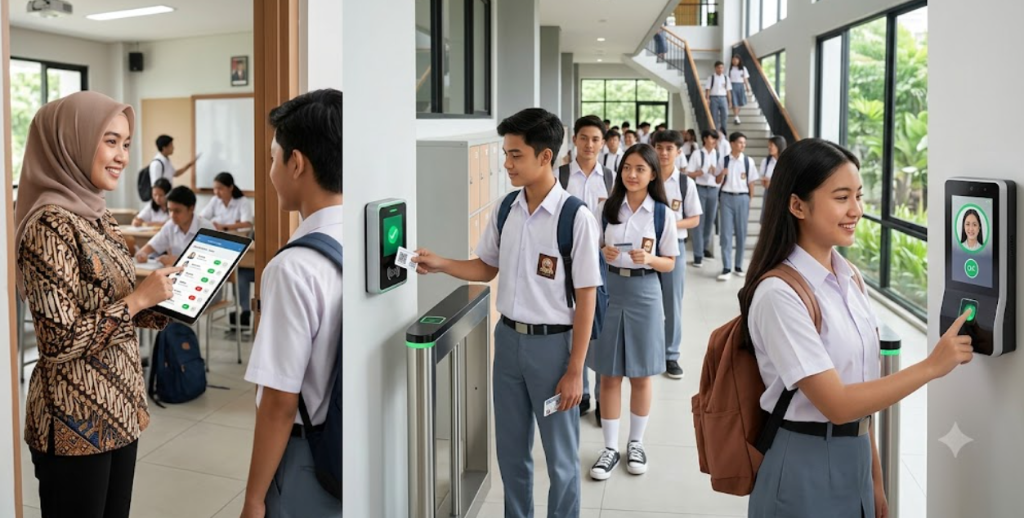 Cara Kerja Absensi SchoolMantic